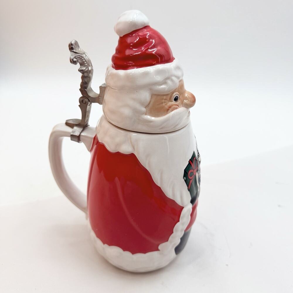 Vintage Schultz & Dooley Santa Beer Stein WEBCO 1st Edition FX Matt Brewing Co. - Picture 4 of 13